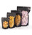 5 Mil Small Black/Clear Stand Up Pouches (1000)  - Wholesale