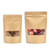5.5 Mil Stand Up Pouches Kraft with Window