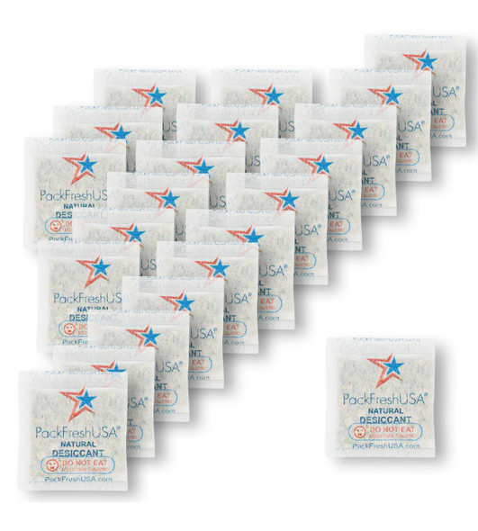 25 Gram FoodSafe Clay Desiccants PackFreshUSA