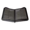 4 Pocket Zip  Binder - BLACK