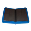 4 Pocket Zip Binder - BLUE