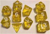 Translucent Gold 10pc Dice Set