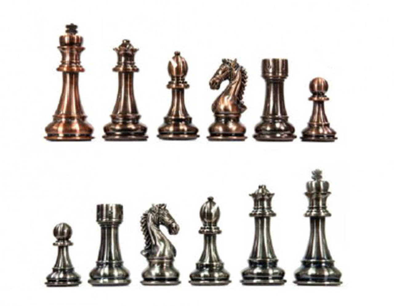 New Kasparov Grandmaster Chess Set Silver and Bronze Collectors Luxury  Edition