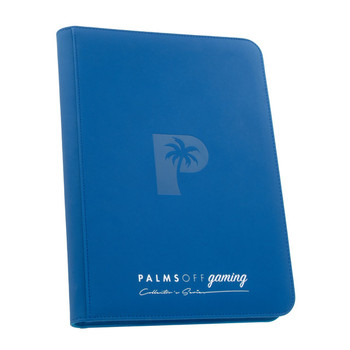 Collector's Series 12 Pocket Zip Binder - BLUE