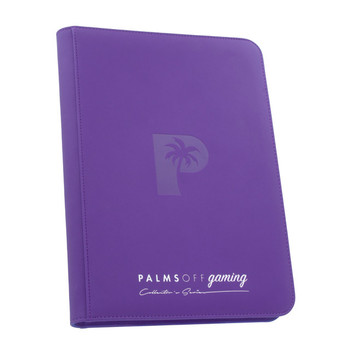 Collector's Series 9 Pocket Zip Binder - PURPLE