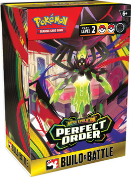 Pokémon TCG: Mega Evolution— Perfect Order Build & Battle Box