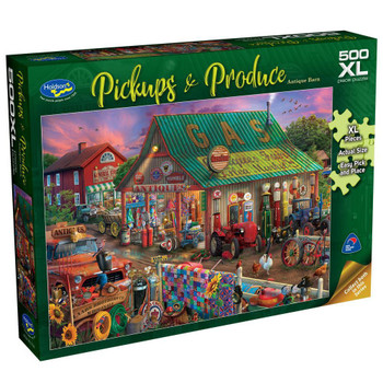 Pickups & Produce 500pc XL Puzzle - Antique Barn