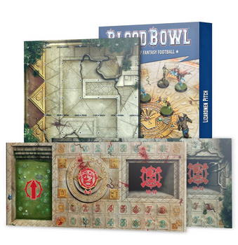200-79 Blood Bowl: Lizardmen Team Pitch & Dugout 2021 200-79 Blood Bowl: Lizardmen Team Pitch & Dugout 2021