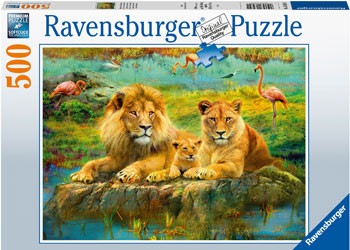 Family of Lions 500 Pieces