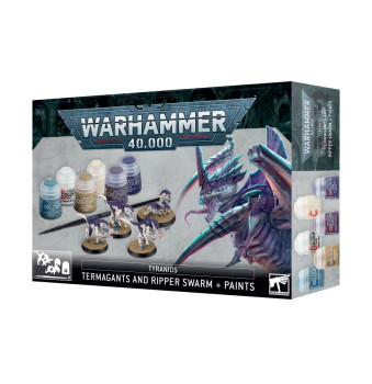 60-13 Tyranid: Termagants and Ripper Swarm Paint Set 2023
