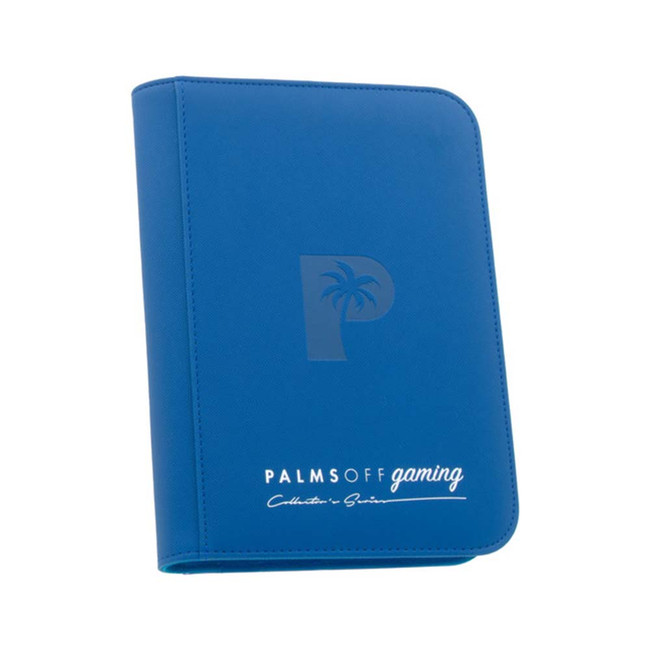 4 Pocket Zip Binder - BLUE