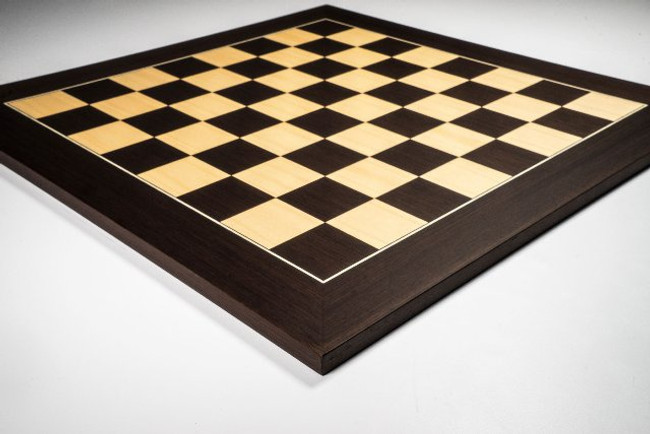 Wenge and Maple Deluxe Chess Board 55mm Squares