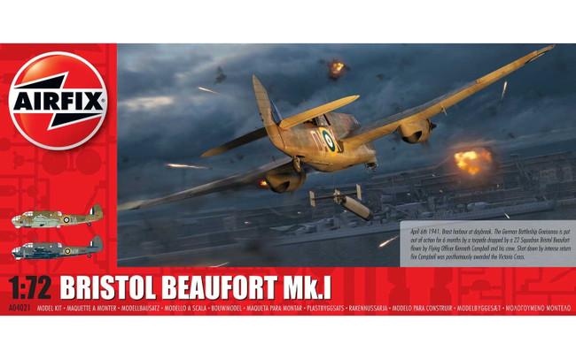 Bristol Beaufort MK1 1:72 Scale Model