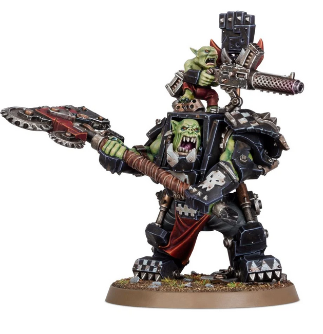 50-56 Orks: Ork Warboss in Mega Armour