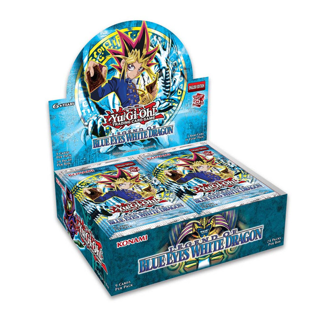 Legend of Blue-Eyes Dragon Booster Display (Plus 3x extra Boosters)
