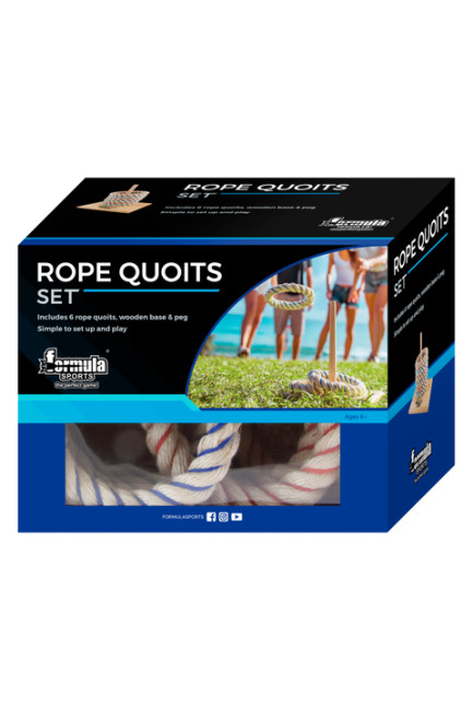 Formula Sports: Wooden Rope Quoits Game