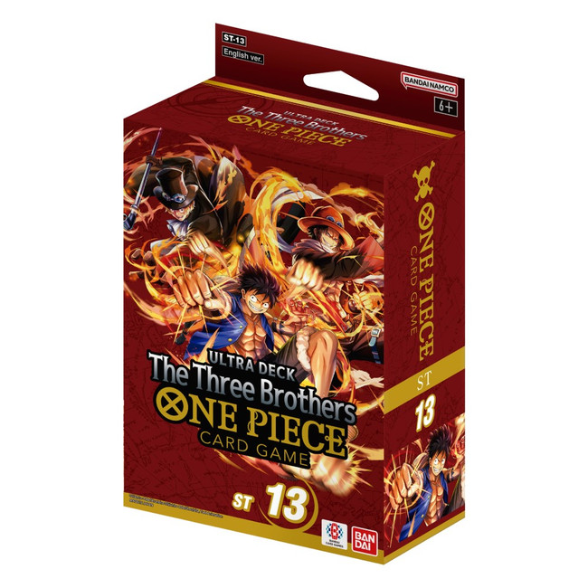 One Piece TCG: The Three Brothers Ultra Deck Display [ST-13]