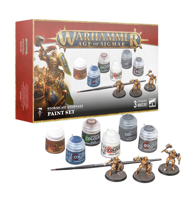 60-10 AOS: Stormcast & Paint Set 2024