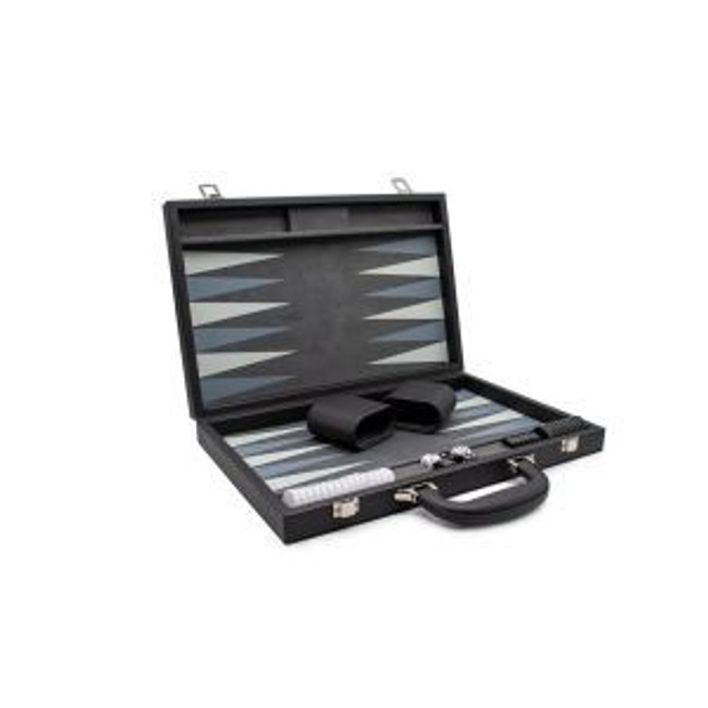 Classic Leather Backgammon Set