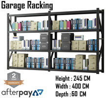 4.0M (W) x2.45M (H) x0.6M (D) 1600KG Garage / Warehouse Racking 4.0M (W) x2.45M (H) x0.6M (D) 1600KG Garage / Warehouse Racking