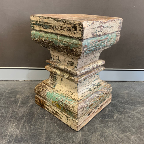 Vintage Column Table /stool