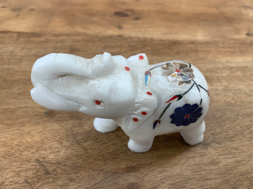 Marble Inlay Elephant