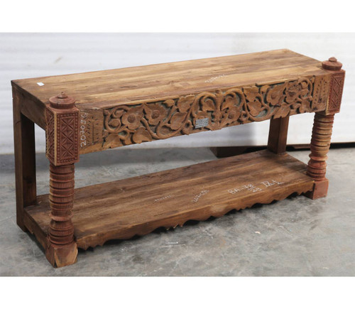 Hand Carved Bench