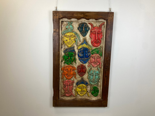 Vintage Tribal Art Panel