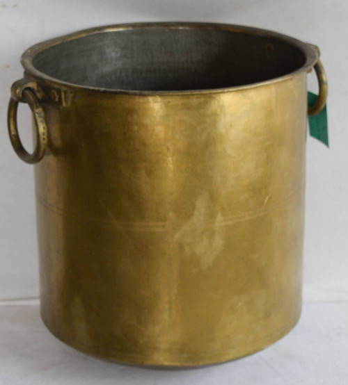 Vintage Brass Pot 5