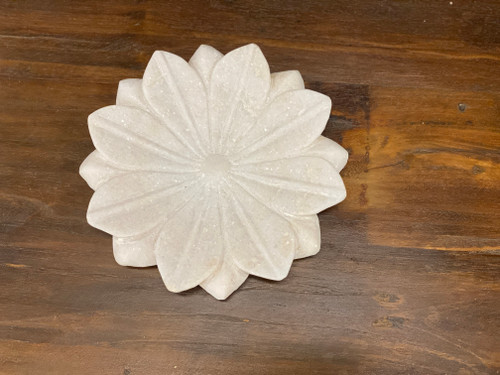 Marble Lotus Plate - 20cm
