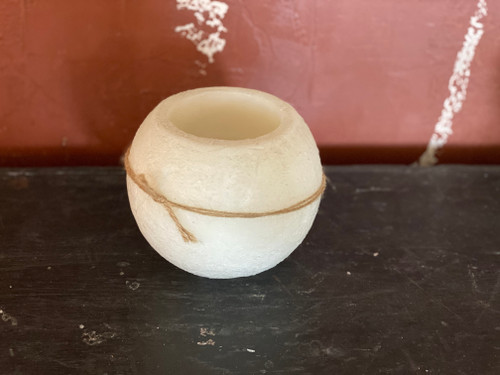 Plain textured ball - Large Candle