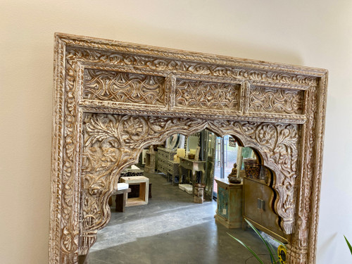 Handcarved Arched mirror- 182 x 107