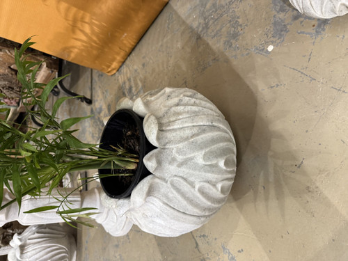 Marble Lotus Planter