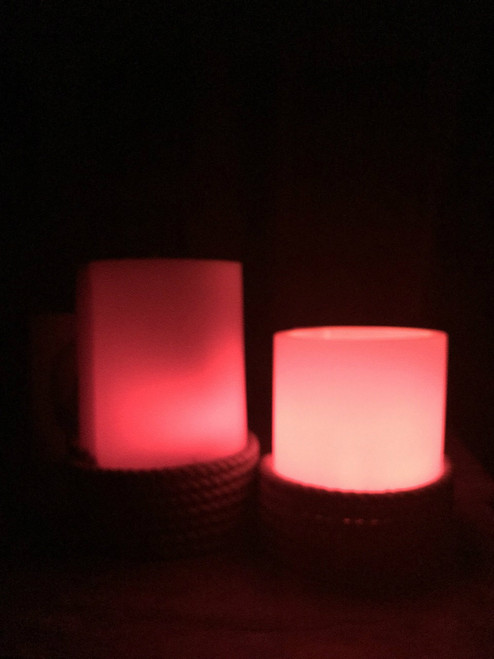 Jute Rope & Sand Candle - M