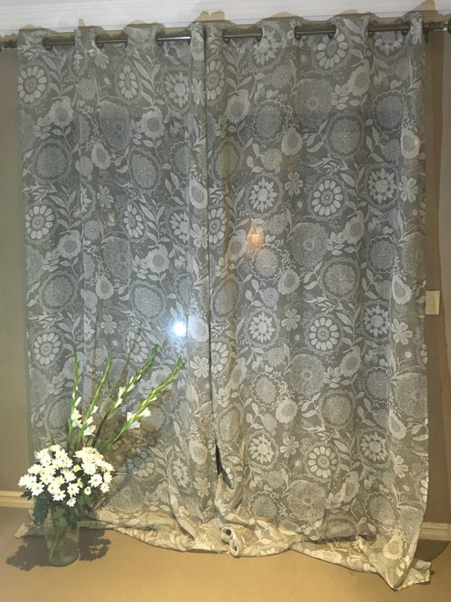 French Linen Sheer Curtain