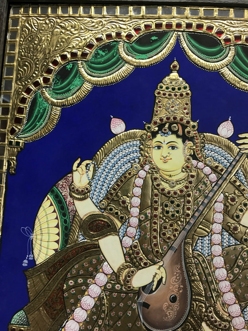 Tanjore Painting - Indian Goddess