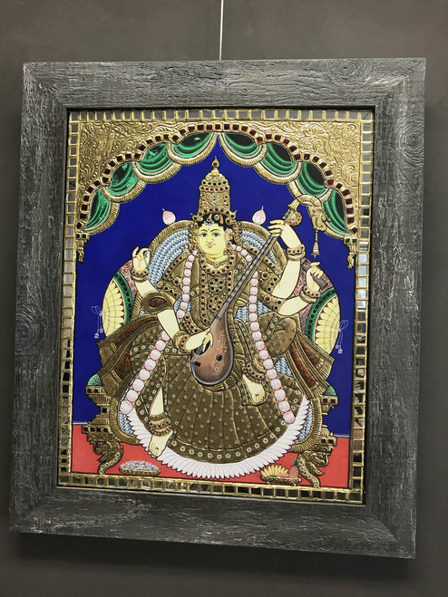 Tanjore Painting - Indian Goddess