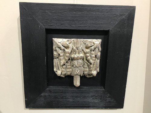 Vintage  Carving in Wooden Frame - 2