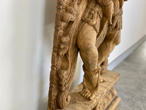 Indian Handcarved Apsara Dancer Statue - 152 cm