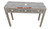 Bone Inlay Floral GREY console - L-120cm