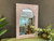 Mother of Pearl Inlay Arch Mirror - PINK