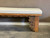 Vintage Carving  Bench with Mattress