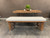 Vintage Carving  Bench with Mattress