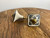 Ceramic knob with brass details -3