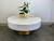 Mother of Pearl Inlay Coffee Table - Floral