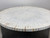 Mother of Pearl Inlay Striped Coffee Table - White