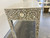 Mother of  Pearl Inlay Floral Console Table - Grey140cm
