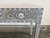 Mother of  Pearl Inlay Floral Console Table - Grey140cm