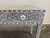 Mother of  Pearl Inlay Floral Console Table - Grey140cm