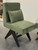 Retro Upholstered velvet Chair - Olive